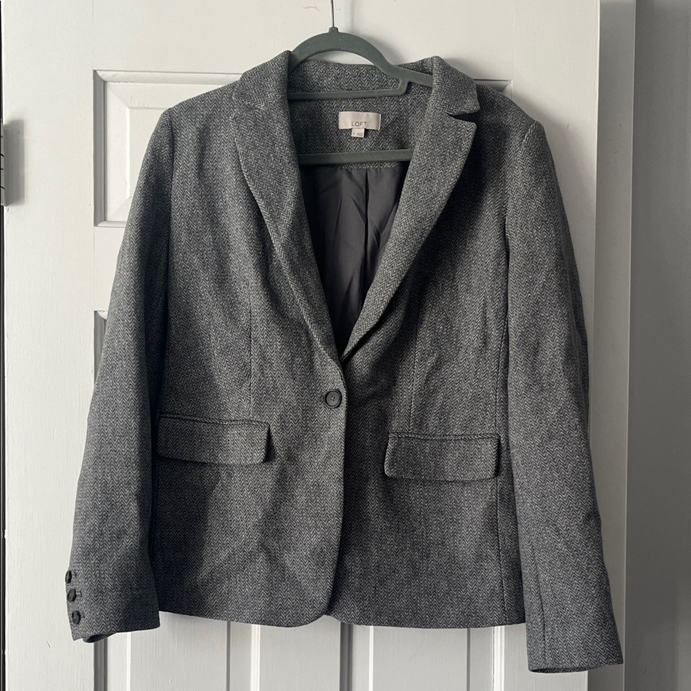 LOFT Gray Blazer